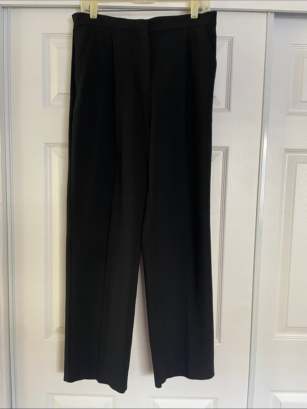 Liz Claiborne Black Women's Straight-Leg Dress Pants